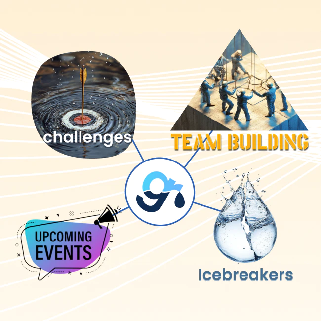 Virtual team building platform events, icebreakers, and challenges