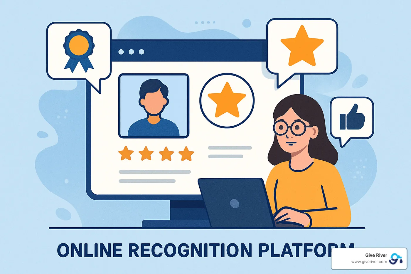 modern employee recognition platform dashboards - online recognition platform
