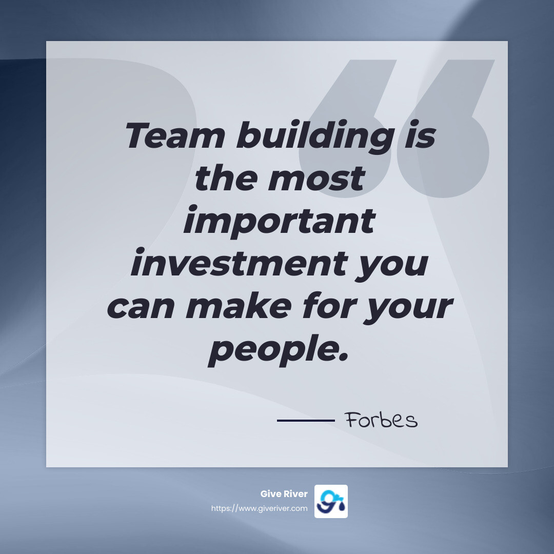 Forbes Quote on Team Building - team-building activities ideas infographic simple-quote-gray