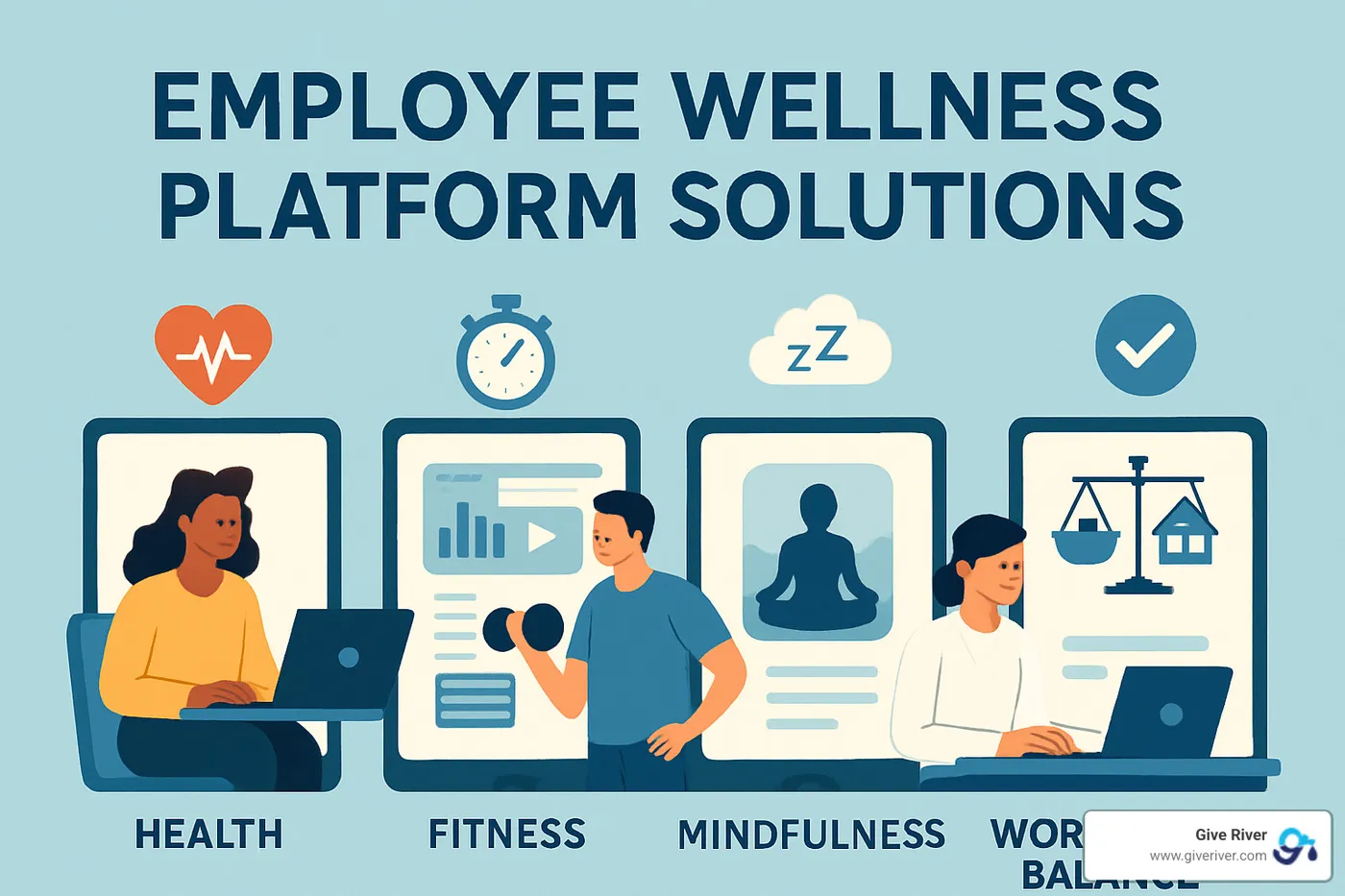 CoreHealth vendor ecosystem visualization - employee wellness platform solutions