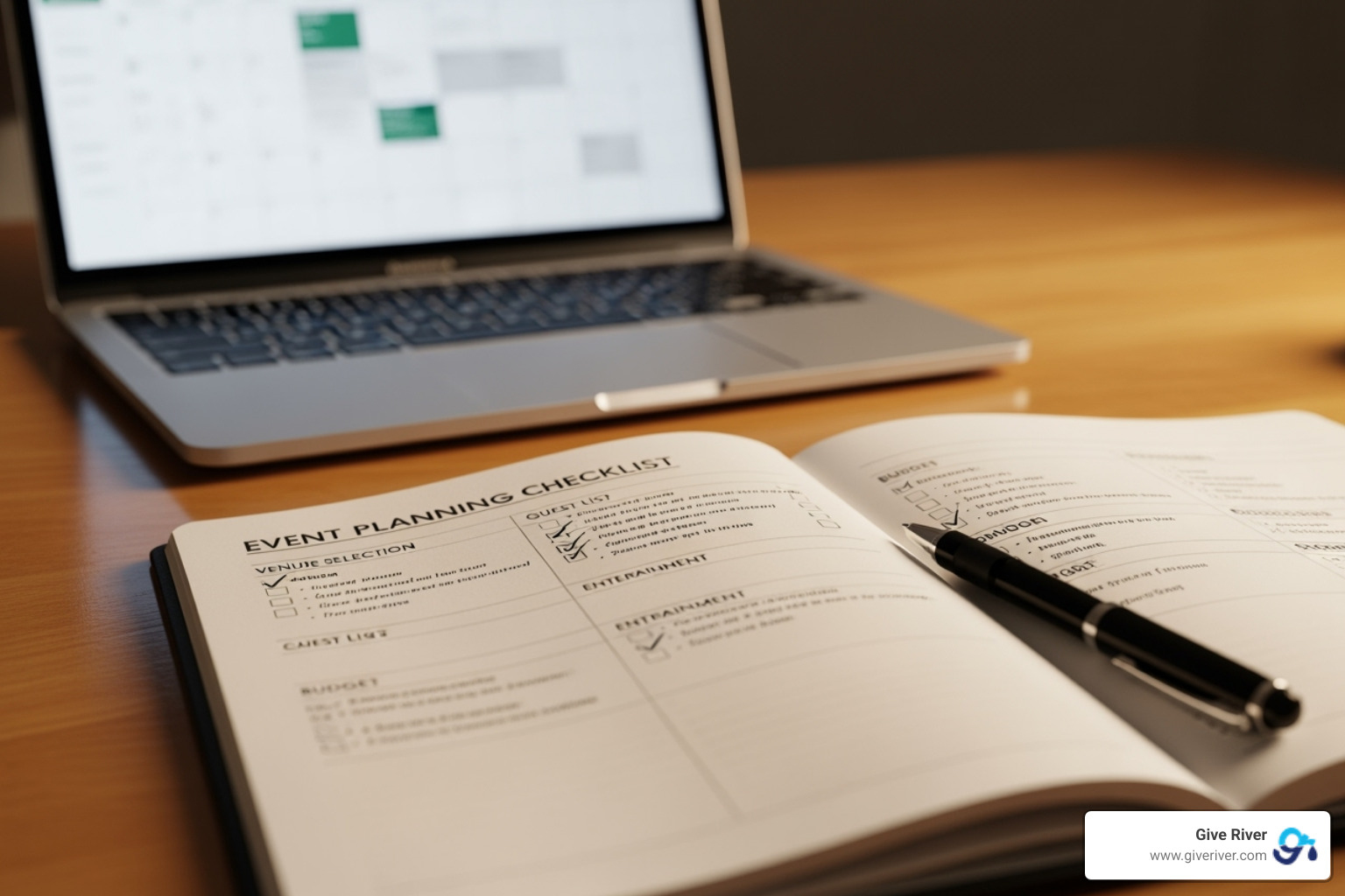 a checklist or planner for a virtual event - virtual team quiz