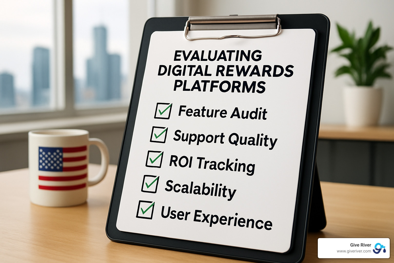 Checklist for evaluating digital rewards platforms with key criteria - digital rewards platform