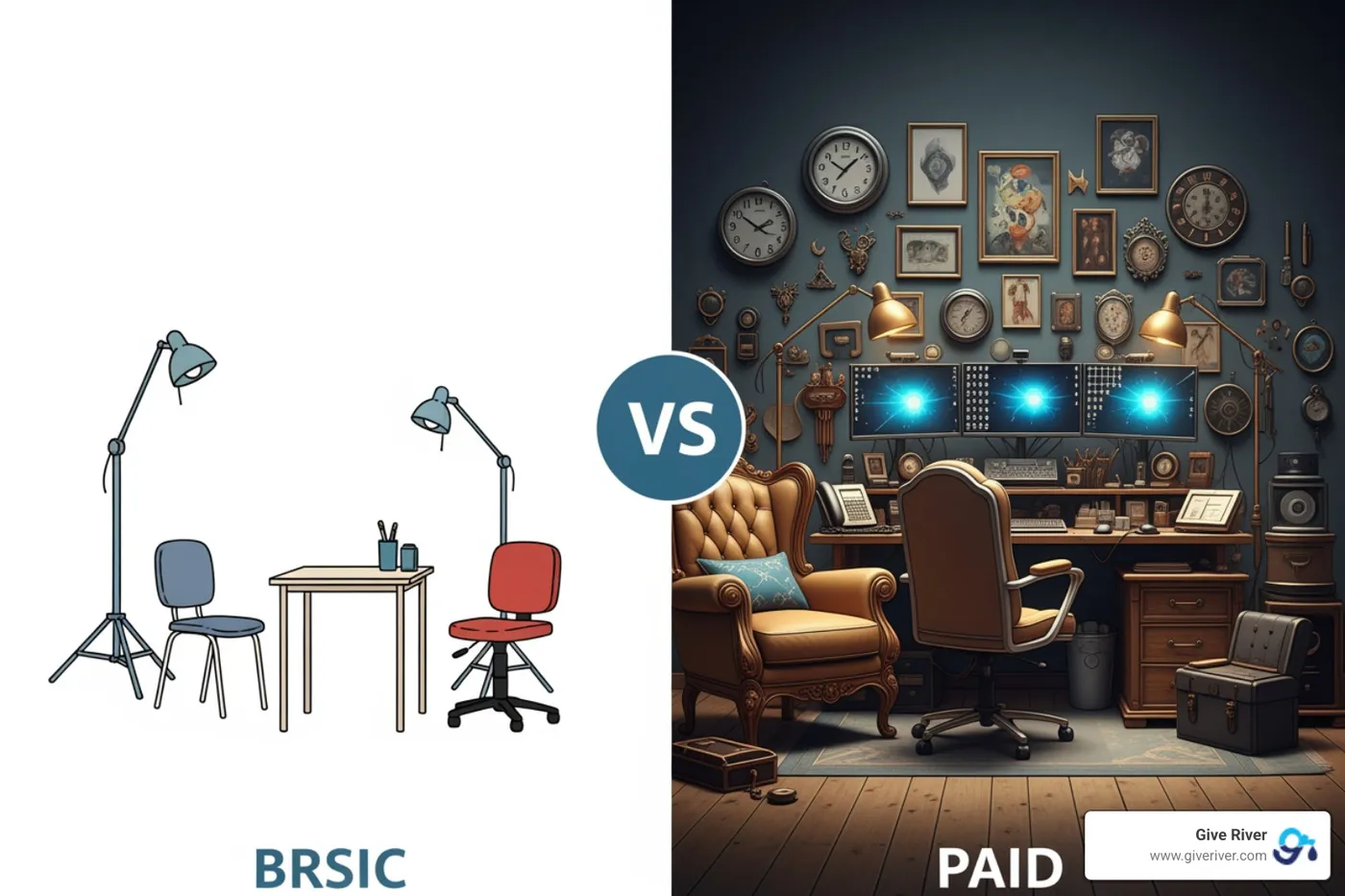 comparing the feature list of a free plan versus a paid plan - team collaboration tools