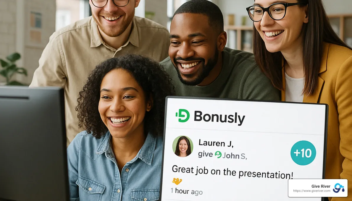 bonusly peer recognition platform - best employee recognition programs
