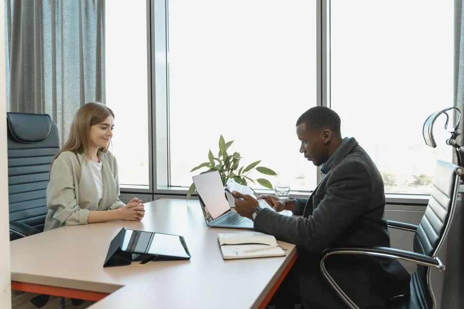 a job interview with a diverse panel and candidate - types of csr initiatives