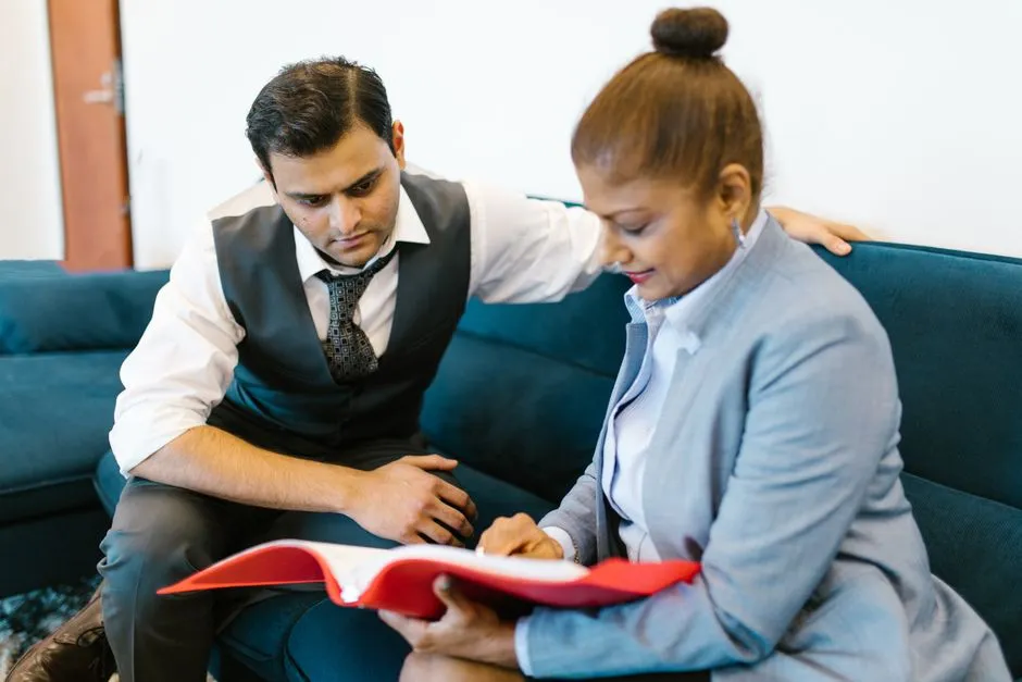 leader reviewing ethical guidelines with a diverse team in a modern office - ethical responsibility