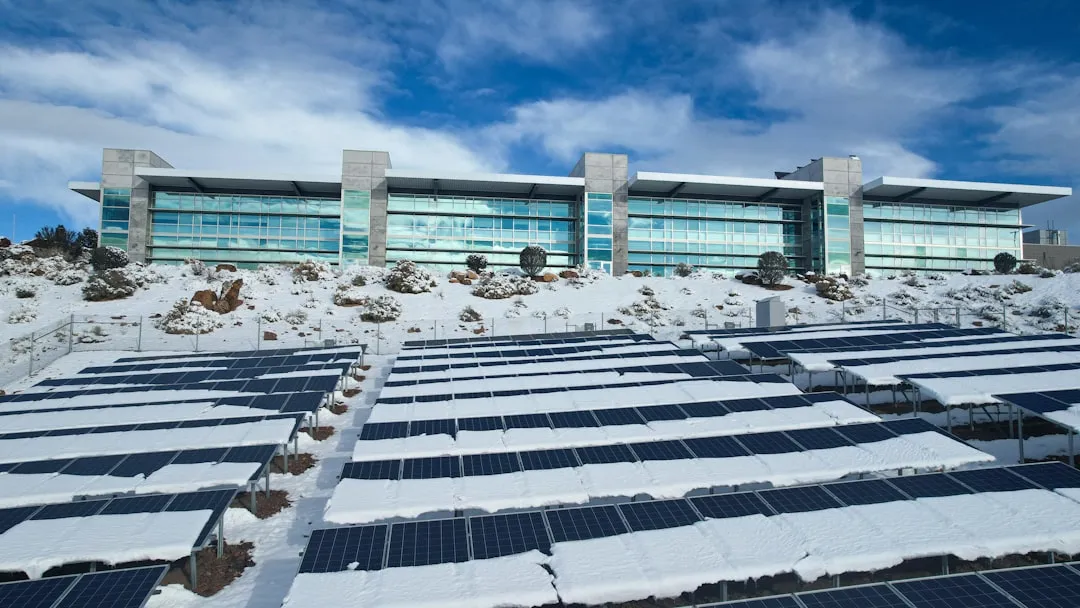 solar-powered factory with renewable energy infrastructure - what are three ways businesses demonstrate corporate social responsibility