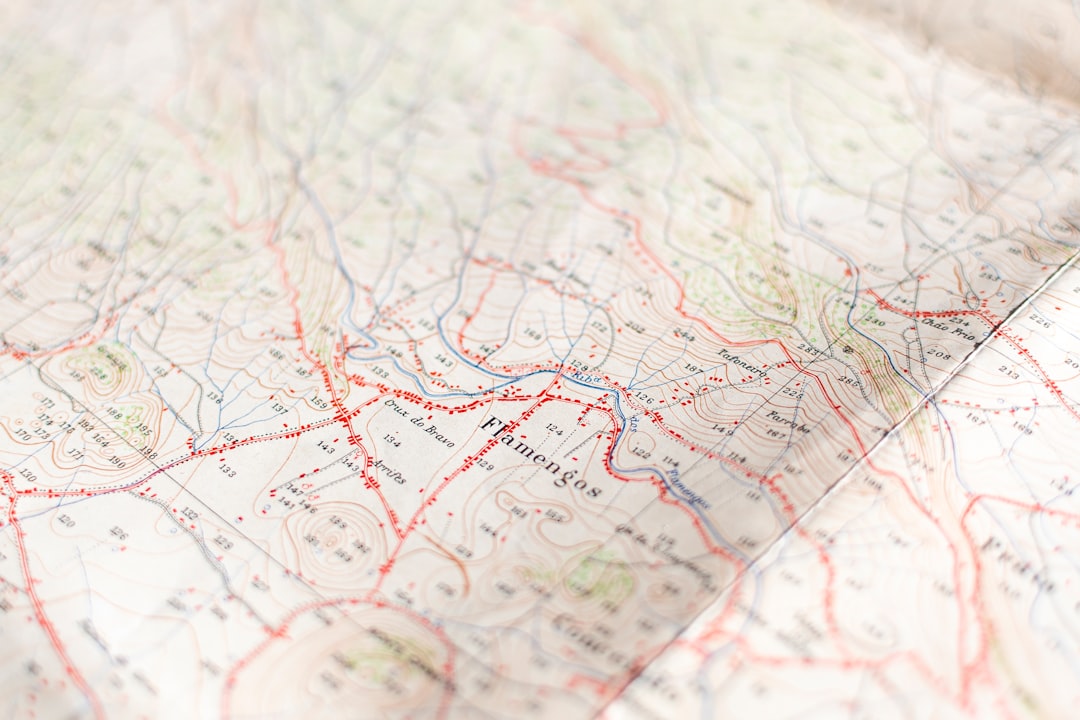planning map with routes and checkpoints marked - amazing race challenges for team building