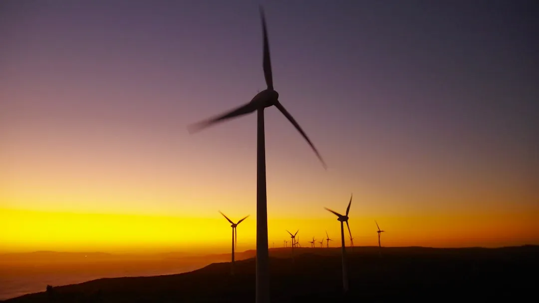 wind farm at sunset - new csr initiatives