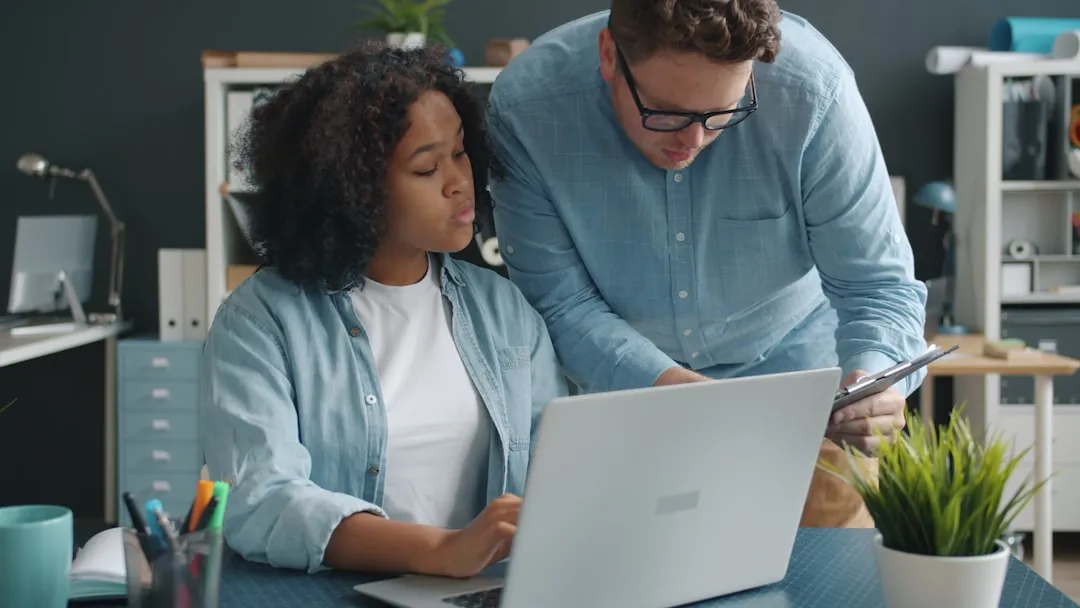 manager and employee creating a development plan